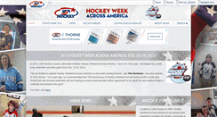 Desktop Screenshot of hockeyweekendacrossamerica.com